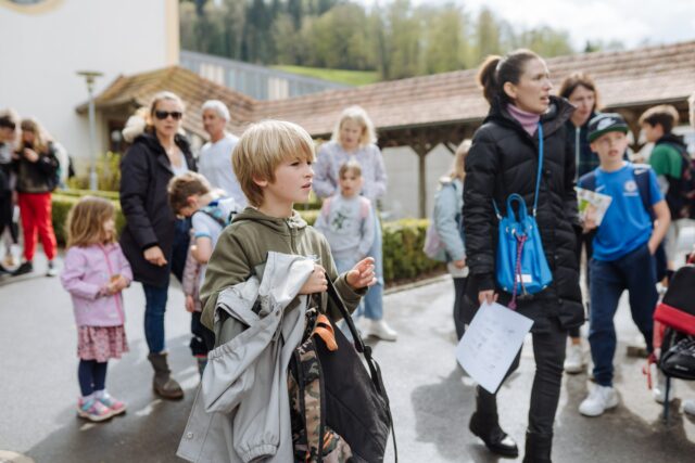 Parents and children outside ISZL