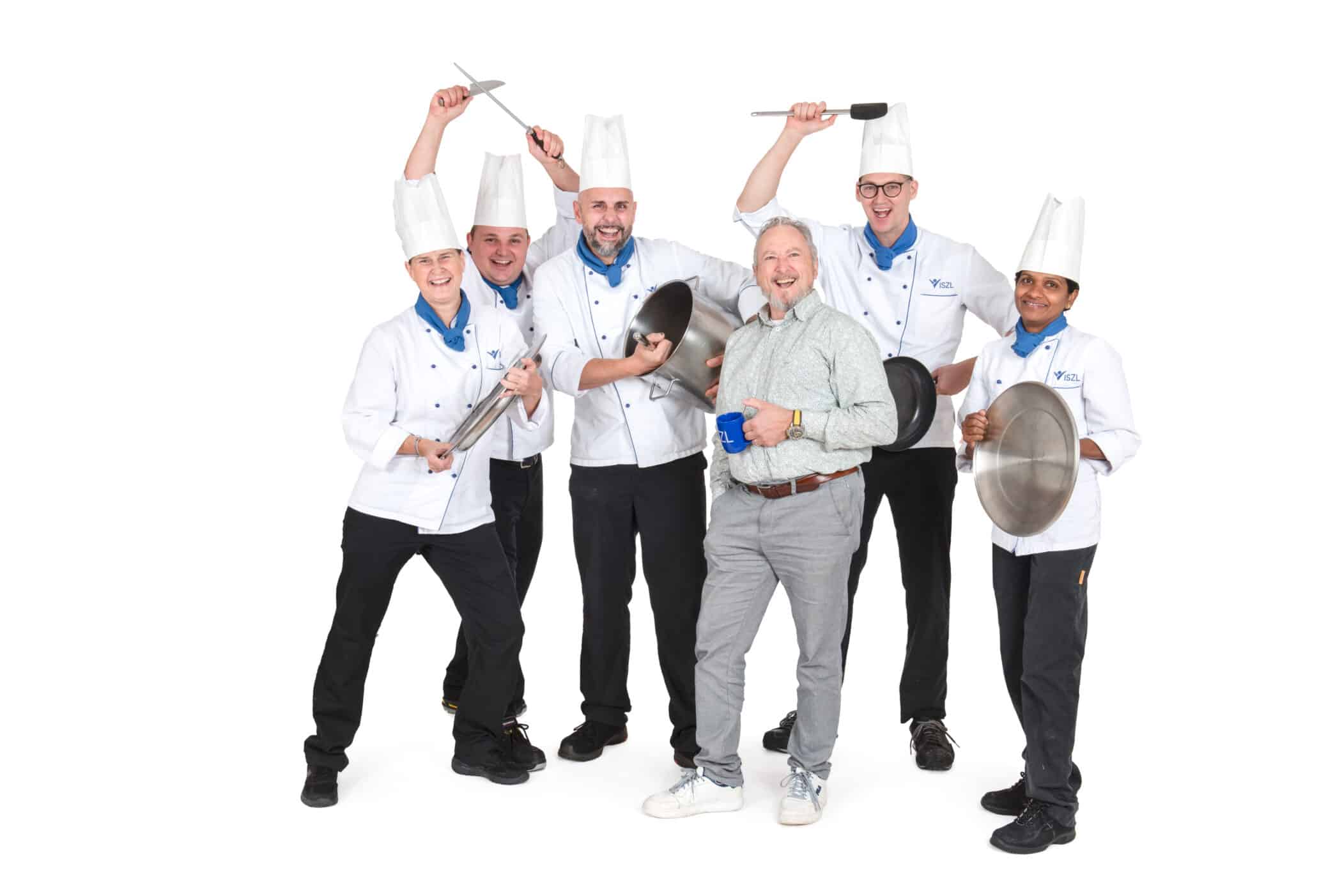 fun kitchen team