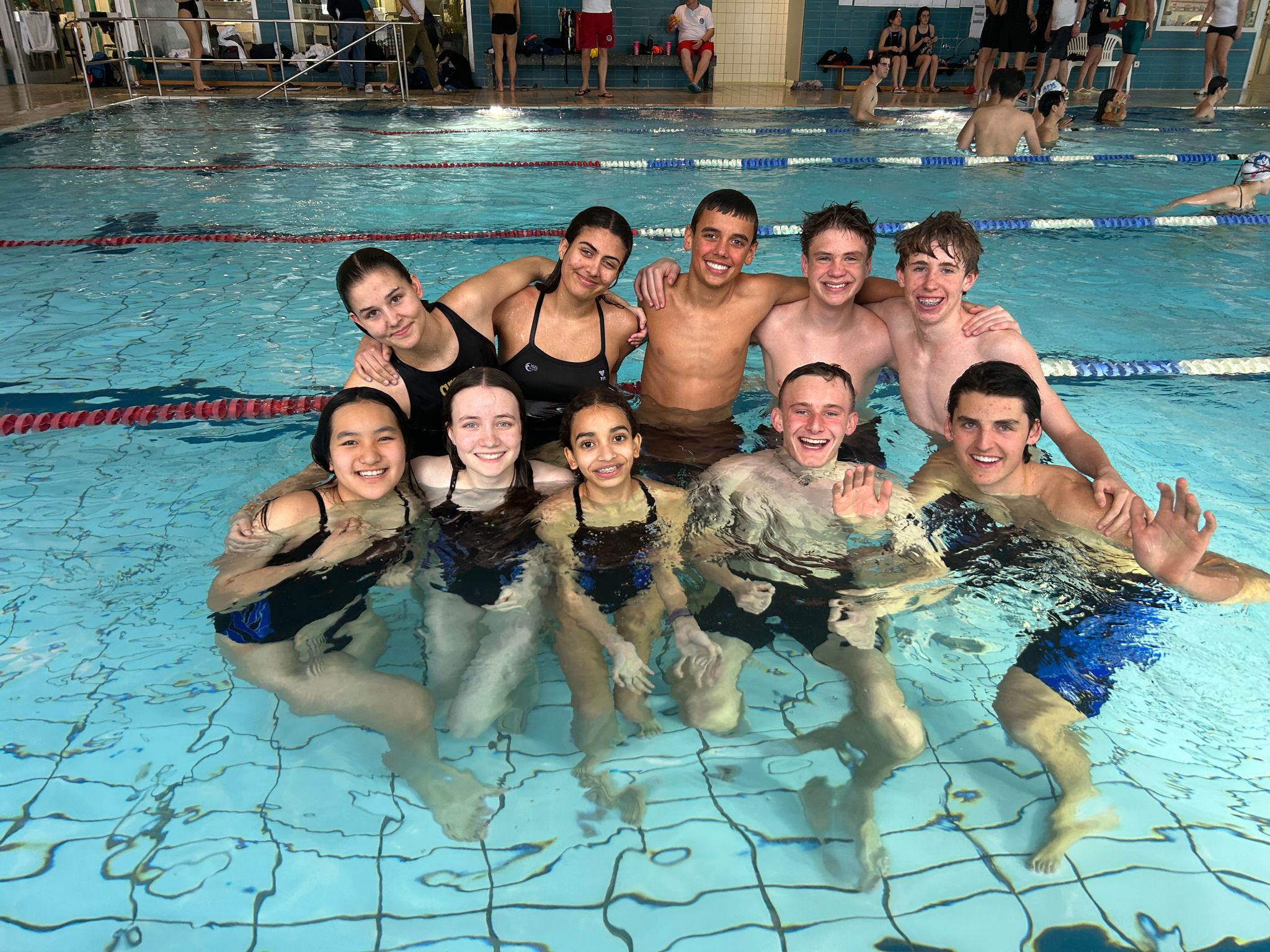 ISZL swimming team competition