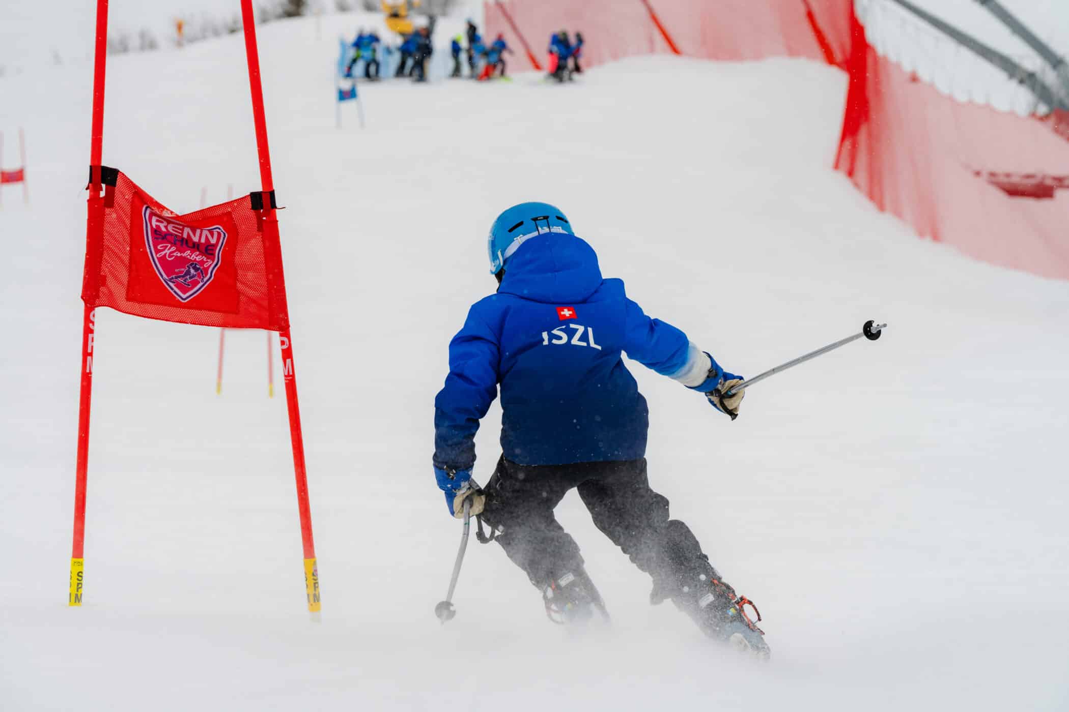 ski race team practice student