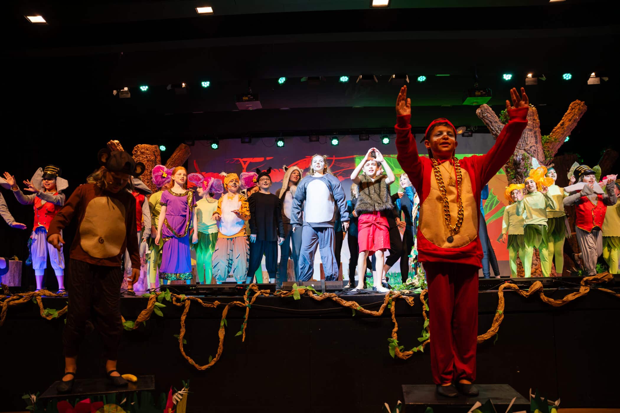 ps students on stage